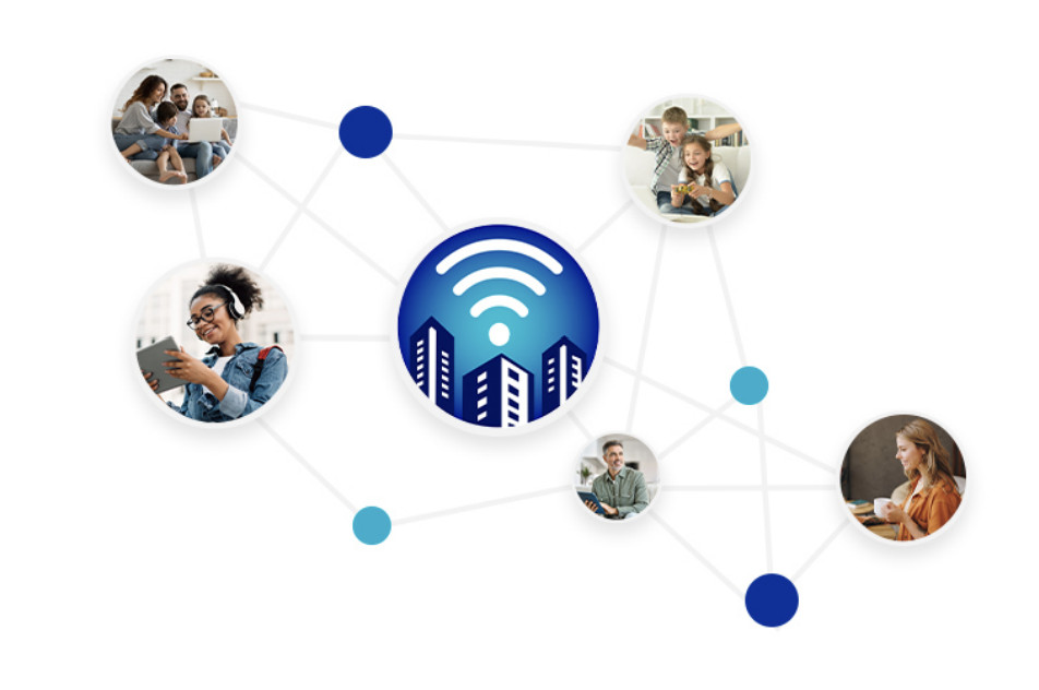 Wi-Fi Community Network Graphic